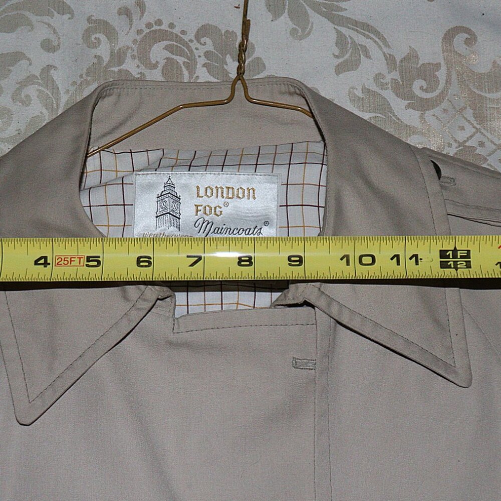 Vintage classic London fog rain/over coat 12 reg - Picture 6 of 7